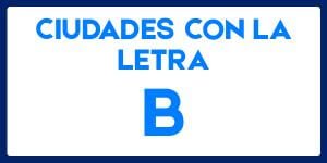 Ciudades con la letra B